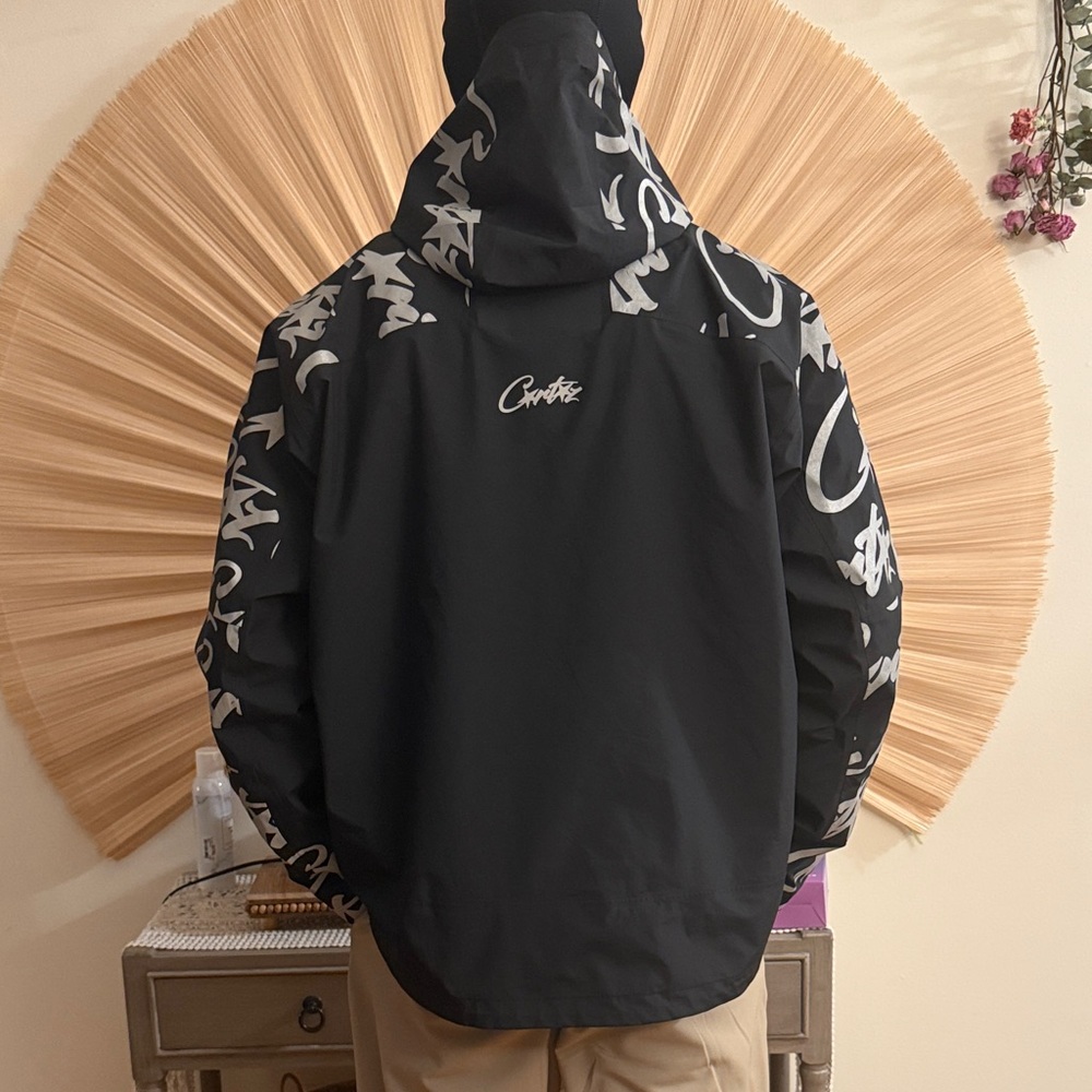 CORTEIZ Men's Black Reflective ELITEWORK Waterproof Shell Jacket - Picture 3 of 6